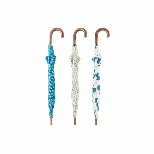 Umbrella DKD Home Decor Blue White 3 Pieces