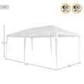 Pikkukuva 3 / 4: Huvimaja Aktive 300 x 255 x 600 cm Metalli Valkoinen Muovinen