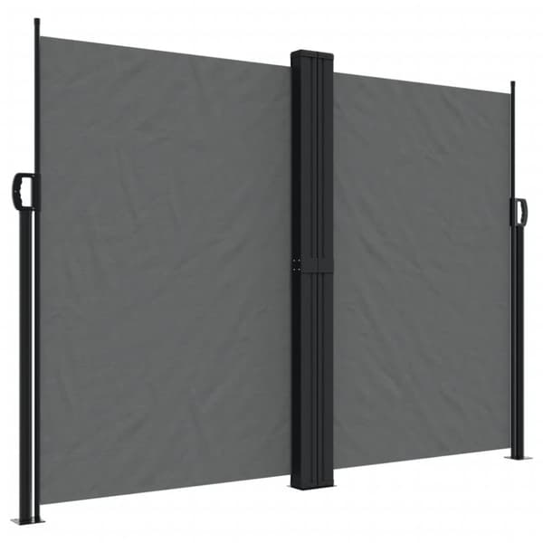 vidaXL Uttrekkbar sidemarkise 180x600 cm antrasitt