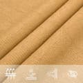 Miniatyrbillede 9 af 11: vidaXL solsejl 5x5x6 m 160 g/m² trekantet HDPE sandfarvet