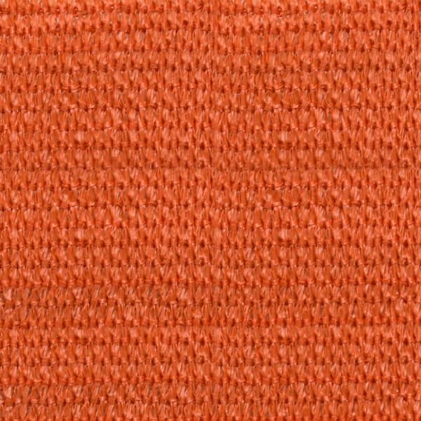 vidaXL solsejl 3,6x3,6x3,6 m 160 g/m² trekantet HDPE orange