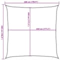 Miniatyrbilde 11 av 11: vidaXL Solseil 160 g/m² firkantet oransje 5x5 m HDPE