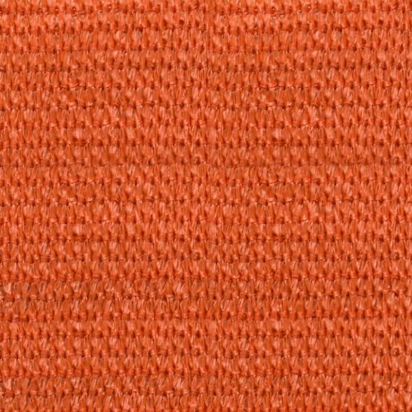 vidaXL Solseil 160 g/m² trekantet oransje 4x5x6,8 m HDPE
