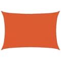 Miniatyrbilde 3 av 11: vidaXL Solseil 160 g/m² rektangulær oransje 3x4,5 m HDPE