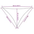 Miniatyrbilde 11 av 11: vidaXL Solseil 160 g/m² oransje 4x4x5,8 m HDPE