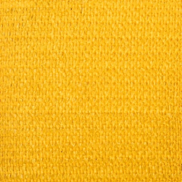vidaXL Solsegel 160 g/m² rektangulär gul 5x8 m HDPE