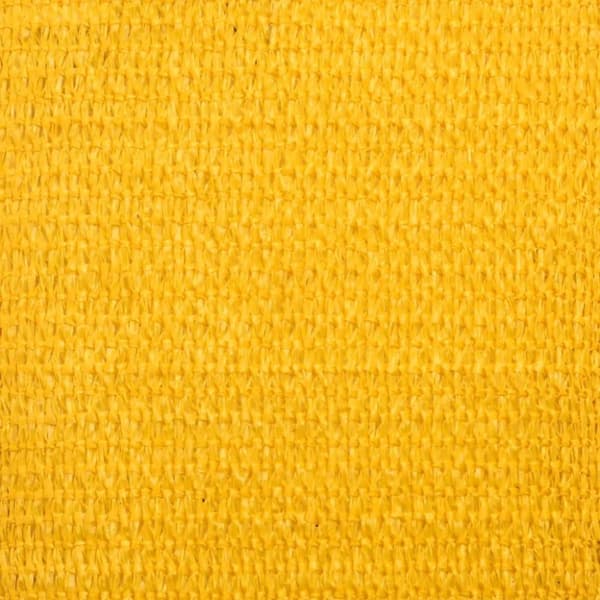 vidaXL Solsegel 160 g/m² rektangulär gul 6x7 m HDPE