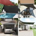 Miniatyrbillede 4 af 11: vidaXL solsejl 4/5x3 m 160 g/m² trapezformet HDPE gul