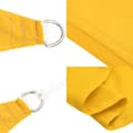 Miniatyrbilde 7 av 11: vidaXL Solseil 160 g/m² firkantet gul 6x6 m HDPE