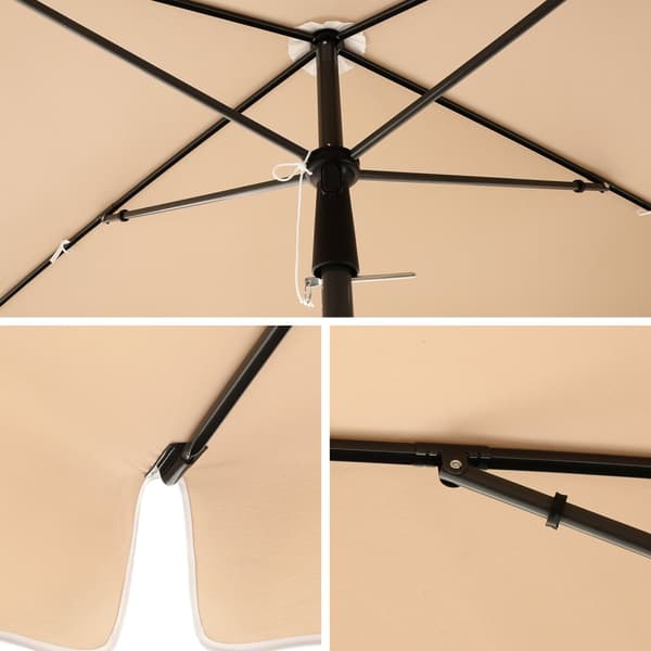 Parasol, SONGMICS, 200x125 cm, Grå