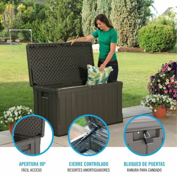 Utomhus Bröst Lifetime Brun 440 L Plast 127 x 64 x 67 cm