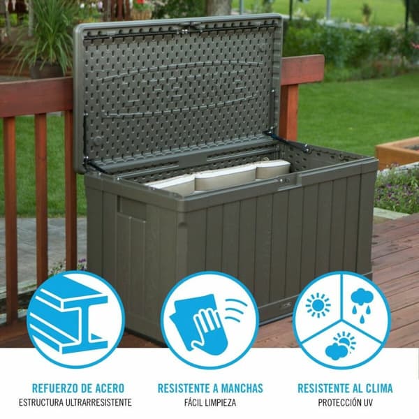 Utomhus Bröst Lifetime Brun 440 L Plast 127 x 64 x 67 cm