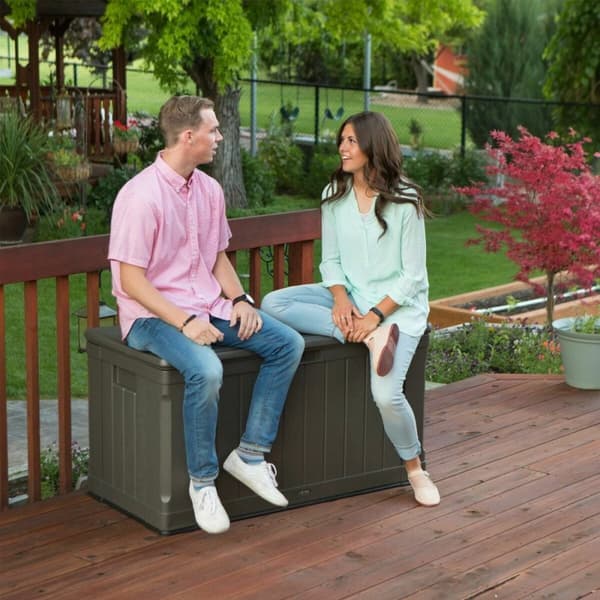 Utomhus Bröst Lifetime Brun 440 L Plast 127 x 64 x 67 cm