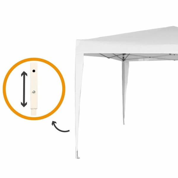 Gazebo Colorbaby Stål 300 x 300 x 250 cm