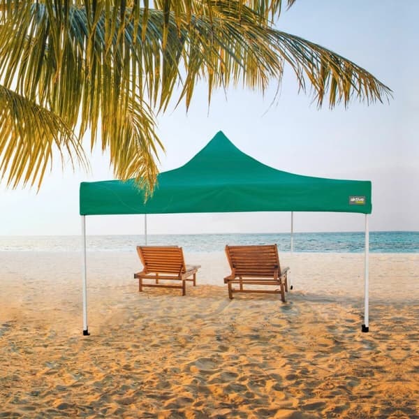 Gazebo Aktive 300 x 300 x 220 cm Grøn Foldbar Justerbar højde