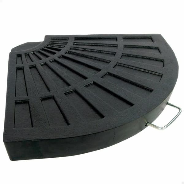 Rantavarjon alusta Aktive Musta 12 kg Alumiini Polyresiini 47 x 64 x 4 cm