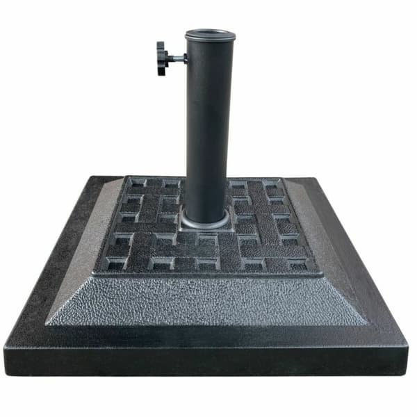 Base for parasoll Colorbaby Svart 12 kg Plast 44 x 44 cm