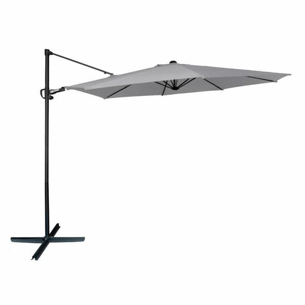Parasol Aktive Roma 300 x 245 x 300 cm Antrasiitinharmaa Ø 4,8 cm Alumiini