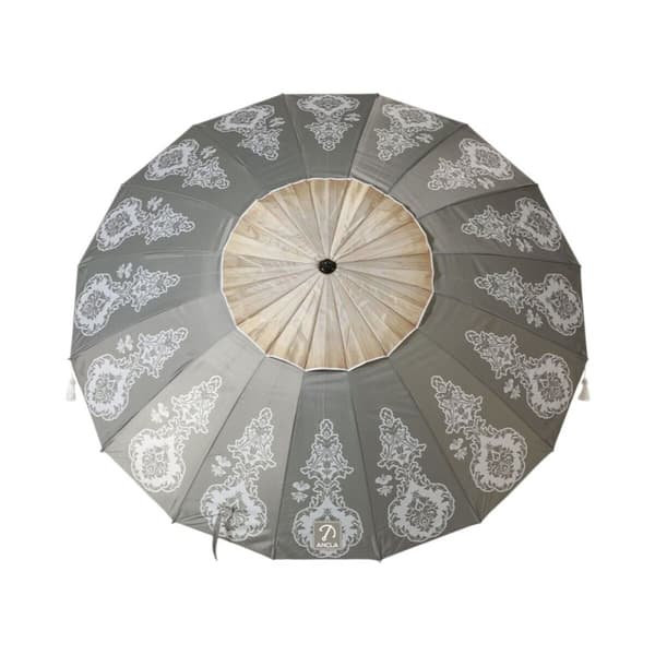 Aurinkovarjo Harmaa Ø 220 cm SPF50+ Boho