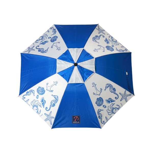 Aurinkovarjo Sininen Ø 180 cm SPF50+ Laivasto