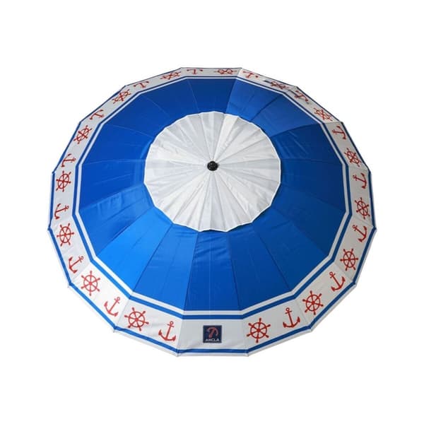 Parasoll Blå Ø 240 cm SPF50+ Ankare