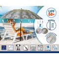 Miniatyrbild 2 av 4: Parasoll Ø 220 cm SPF50+ Orientalisk