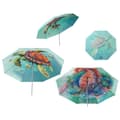Miniatyrbilde 1 av 2: Strandparasoll Ø 180 cm SPF50+ Marineblå