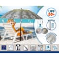 Miniatyrbilde 2 av 4: Strandparasoll Ø 240 cm SPF50+ Orientalsk