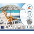Miniatyrbilde 3 av 5: Strandparasoll Grå Ø 200 cm SPF50+ Boho