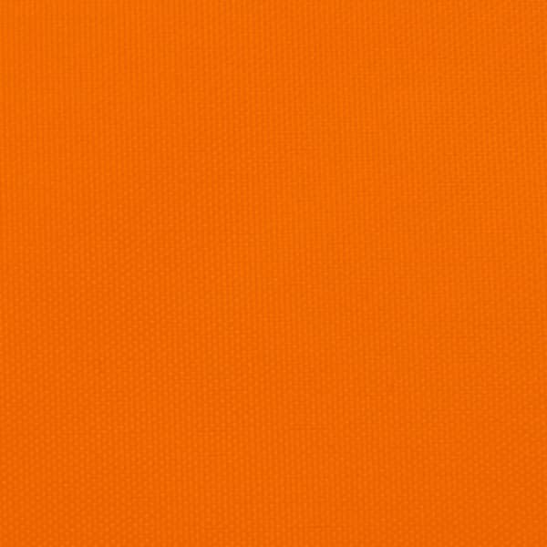 Solsegel oxfordtyg fyrkantigt 6x6 m orange