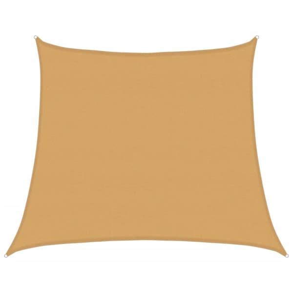 Solsegel 160 g/m² trapezoid ljusgrå 4/5x4 m HDPE