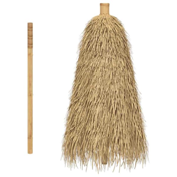 Tiki paraply med bananblad 150 cm bambu