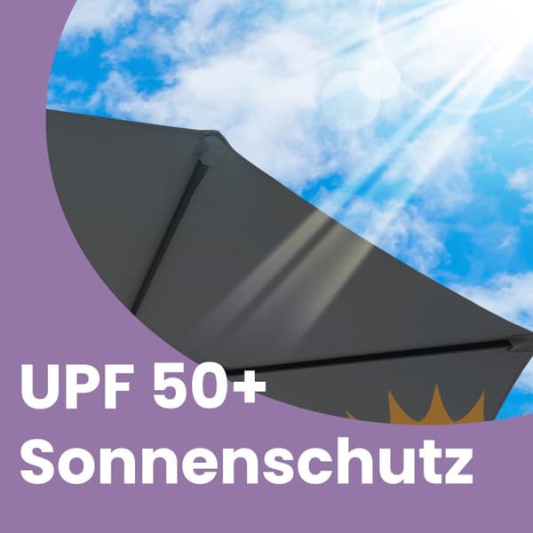 Dubbel parasol - 460 x 270 cm, extra stor trädgårdsparasol