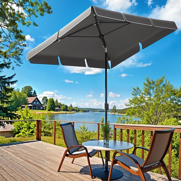 Parasol - 230 x 150 cm, balkonparasol med UPF 50+ solbeskyttelse