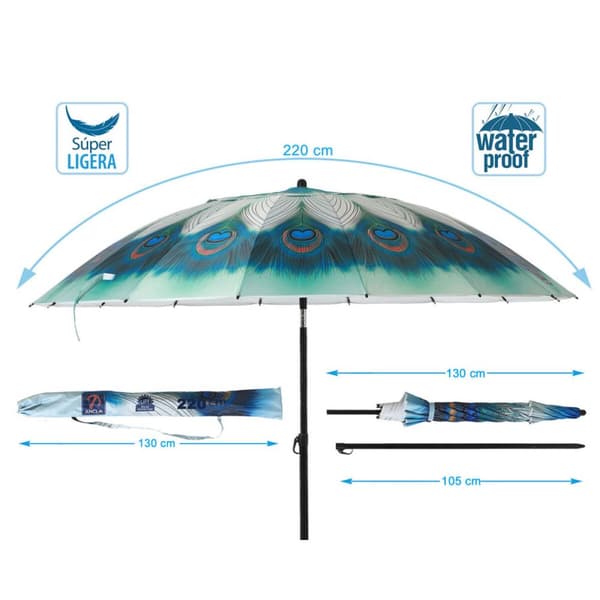 Aurinkovarjo 220 cm