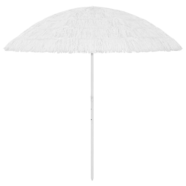Strandparasoll Hawaii vit 300 cm