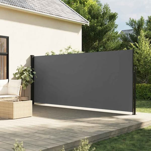 Indragbar sidomarkis antracit 180x300 cm