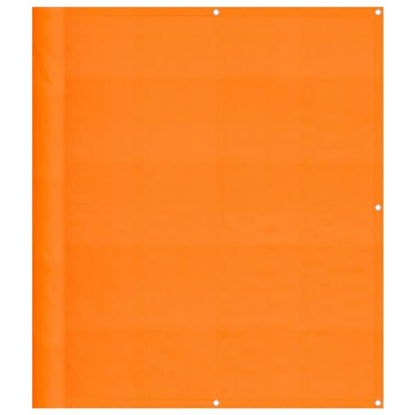 Balkongskärm orange 120x800 cm 100% polyester oxford