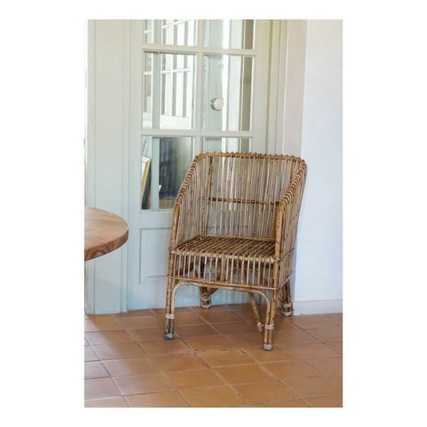 Trädgårdssoffa DKD Home Decor Naturell 56 x 52 x 82 cm