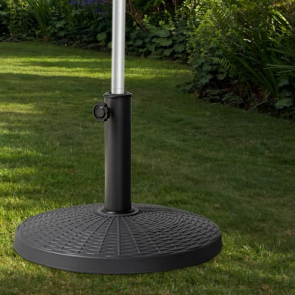 Parasollfot Aktive 10 kg Svart Stål Polyresin 44,5 x 33 cm