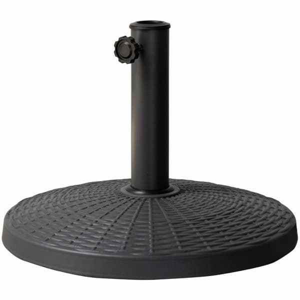 Parasollfot Aktive 10 kg Svart Stål Polyresin 44,5 x 33 cm