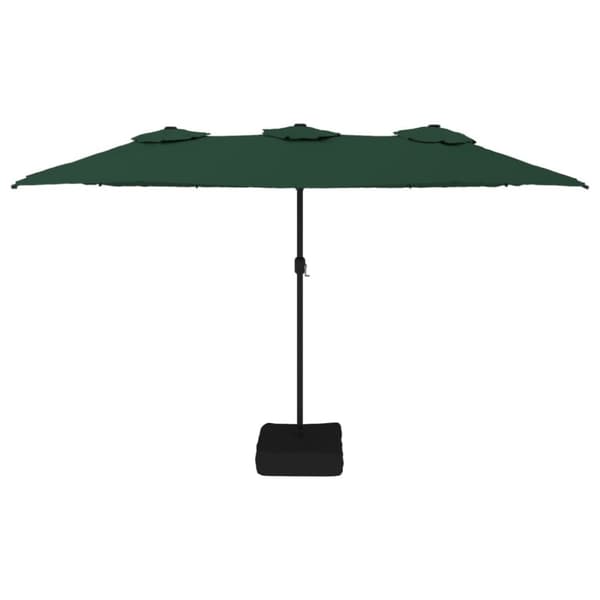 Parasoll dubbelt grön 449x245 cm