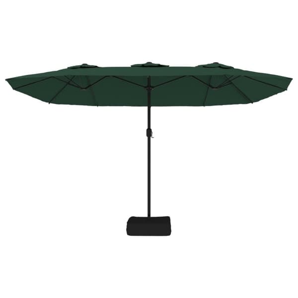 Parasoll dubbelt grön 449x245 cm
