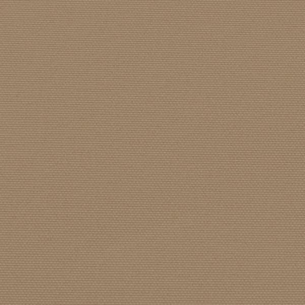 Infällbar sidomarkis taupe 140x1200 cm