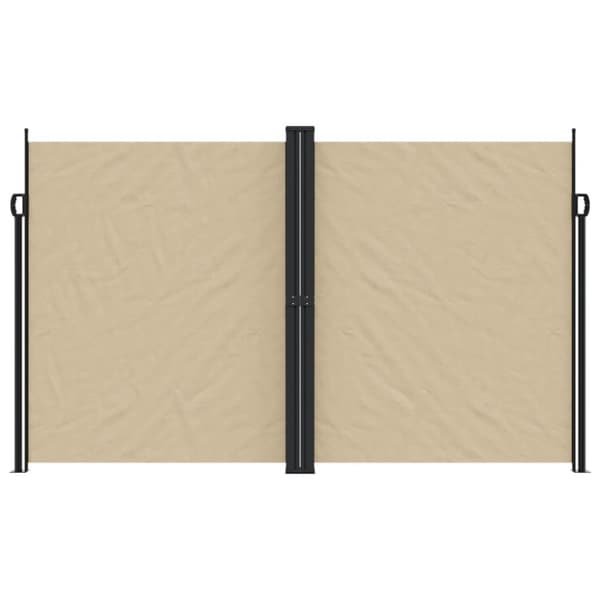 Infällbar sidomarkis beige 200x1200 cm