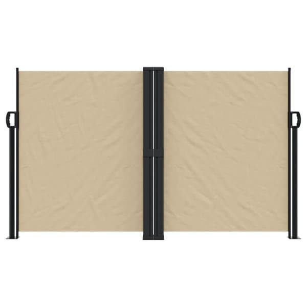 Infällbar sidomarkis beige 140x600 cm