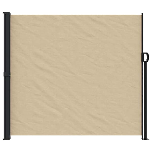 Indragbar sidomarkis beige 180x500 cm