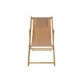 Miniatyrbillede 4 af 7: Ležalnik DKD Home Decor Brun Natur Polyester MDF (57,5 x 113 x 77 cm)