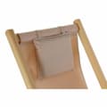 Miniatyrbillede 5 af 7: Ležalnik DKD Home Decor Brun Natur Polyester MDF (57,5 x 113 x 77 cm)