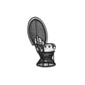 Miniatyrbillede 1 af 6: have DKD Home Decor Hvid Sort 96 x 66 x 145 cm 96 x 66 x 140 cm